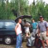 Packing up to leave for Home.........this is after a great shower at Superior North Outfitters.