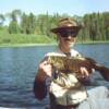 This is another decent smallmouth caught by Chms.  This smallmouth also was probably caught with the one and only Magic Bait..........