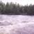 Rapids at Silver Falls.   This is what just about tipped us over when we were coming back from Blackstone Lake.  Very Scary.  We ended up with around 6 inches of water in the canoe.  It was definitely no fun.