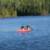 Mark and Chris fishing First Bay...........Notice the clothing.  A stark change from the previous days.