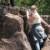 Elise at Gooseberry Falls.  Notice the pose........Everytime I get the camera out, the girls are "trained" to strike a pose.  They are such photo hams........