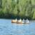 Paddling somewhere on Saganaga, near American Point.