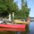 SJ and Kristen at American Point.  Man.......look at that FINE penobscot canoe in the foreground.  I hope to start using it more Locally.  I love paddling the rivers in Southern Indiana, and KY.  