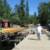 Russ on the dock at Voyageur Canoe Outfitters.   The canoes on the boat are how quick start tows into the Boundary Waters are performed.  Basically, you can cut off nearly 1 day of paddling by taking a tow to Hook or American Point. 