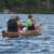 Natalie, Ashley and me in my boundary waters canoe.  We went out to "test" the waters with this as a 3 man canoe.  I had completely intended on using this canoe, but instead ended up renting a seneca from Voyageur Canoe Outfitters.  That was a much better decision.